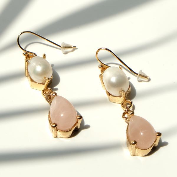 Blush Pearl Dangler Earrings