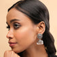 Rudrakshi Lighweight Jhumka Earrings