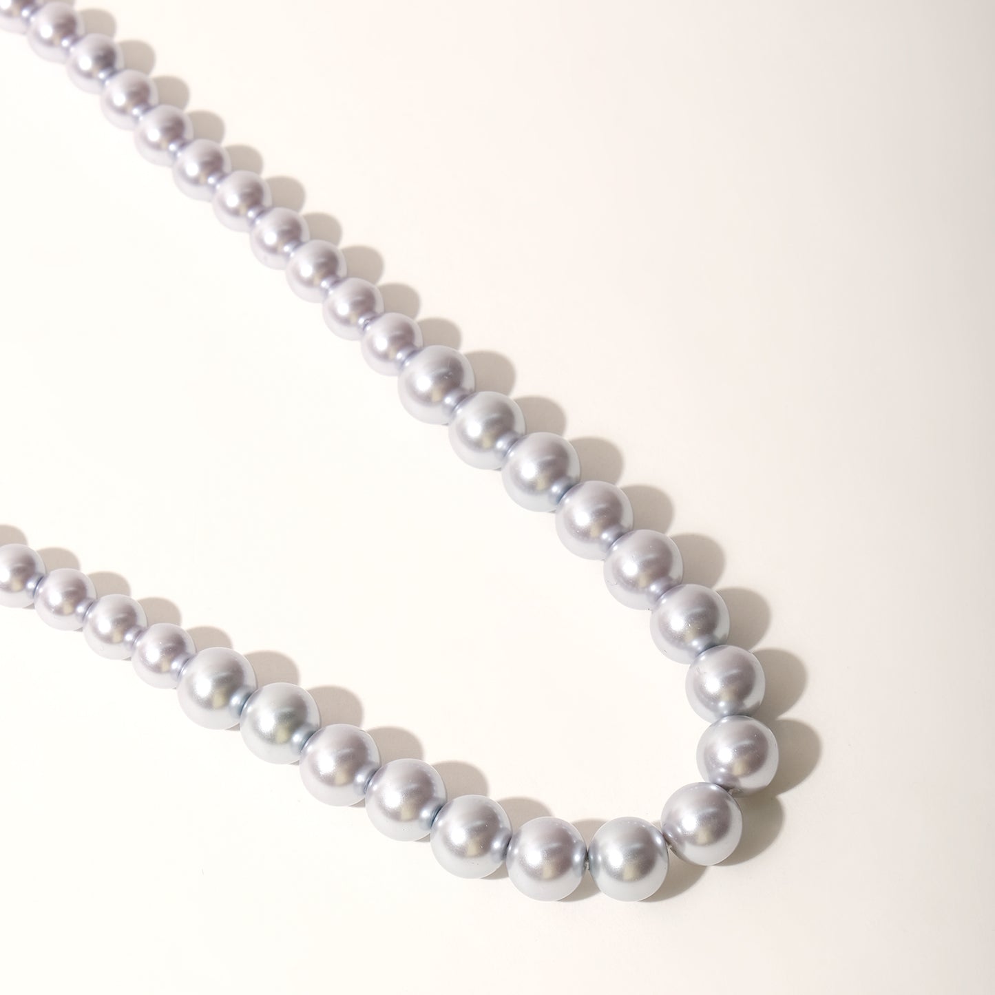Grey Sea Shell Pearl Necklace