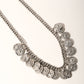 Chunky Coins Antique Silver Necklace