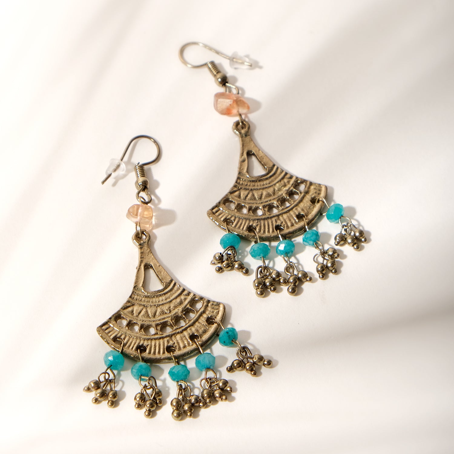 Vintage Temple Beads Earrings