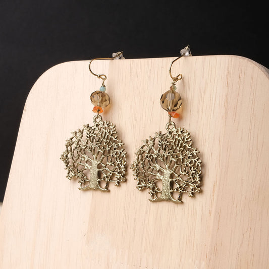 Vintage Tree Of Life Hook Earrings