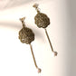 Vintage Seashell Chain Dangler Earrings