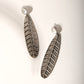 Vintage Tribal Boho Leaf Earrings