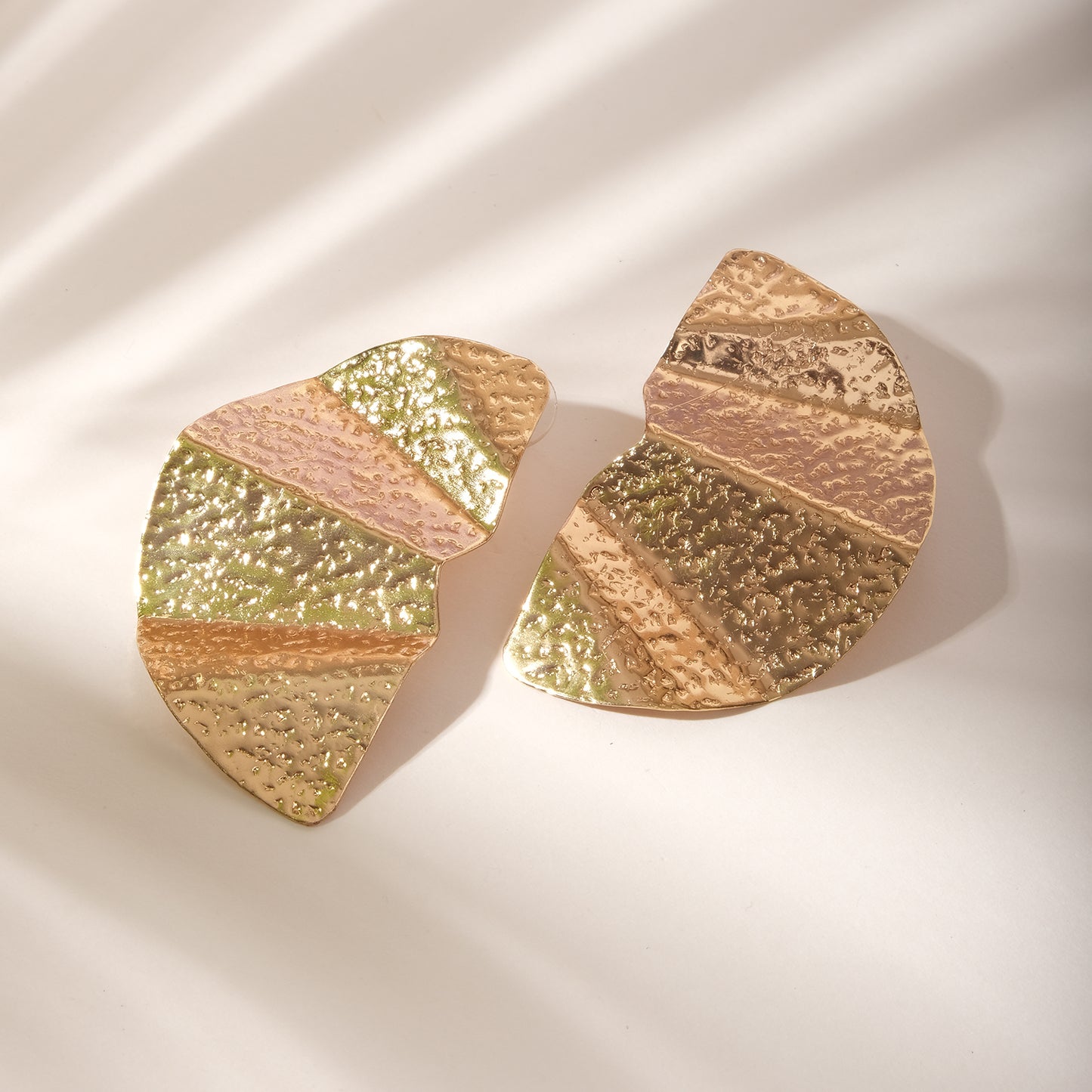 Gold Plated Paper Earrings