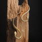 Gold-Plated Luxe Serpent Swirl Earrings