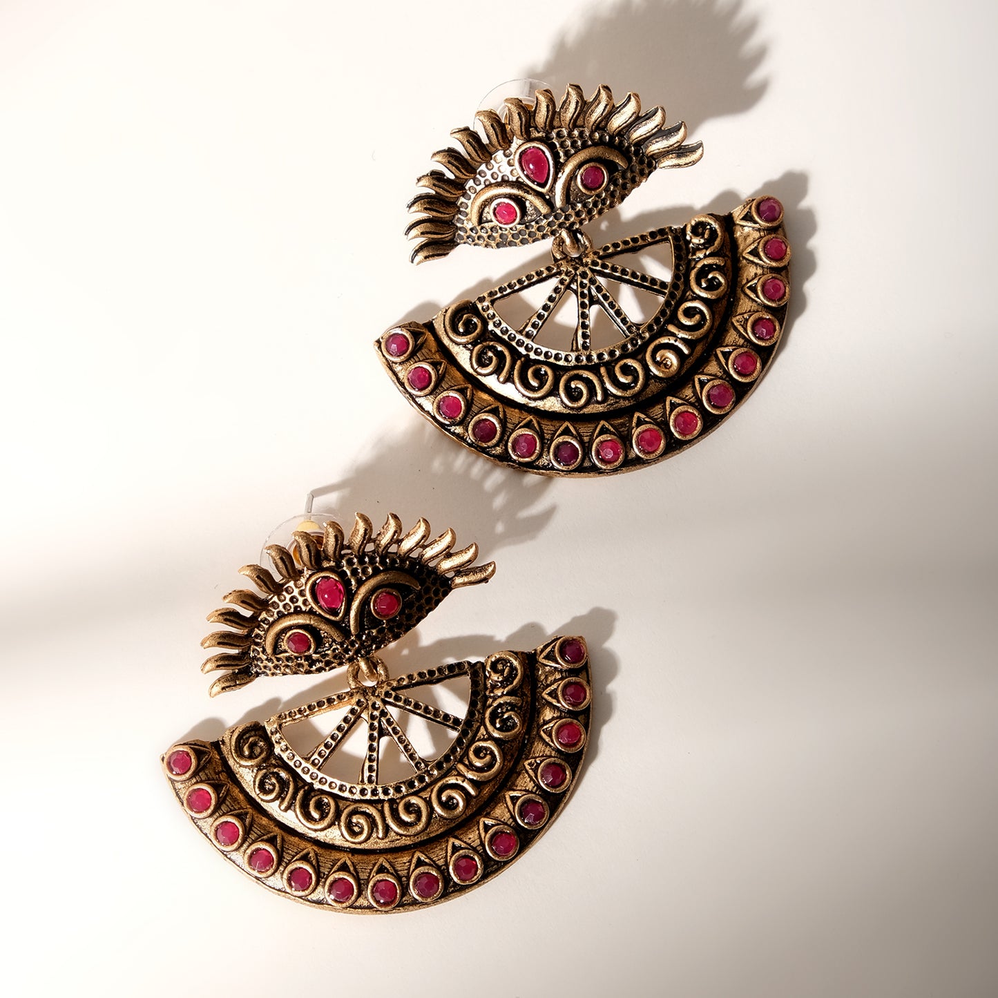 Gold Surya Vintage Earrings
