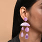 Purple Rain Drop Earrings