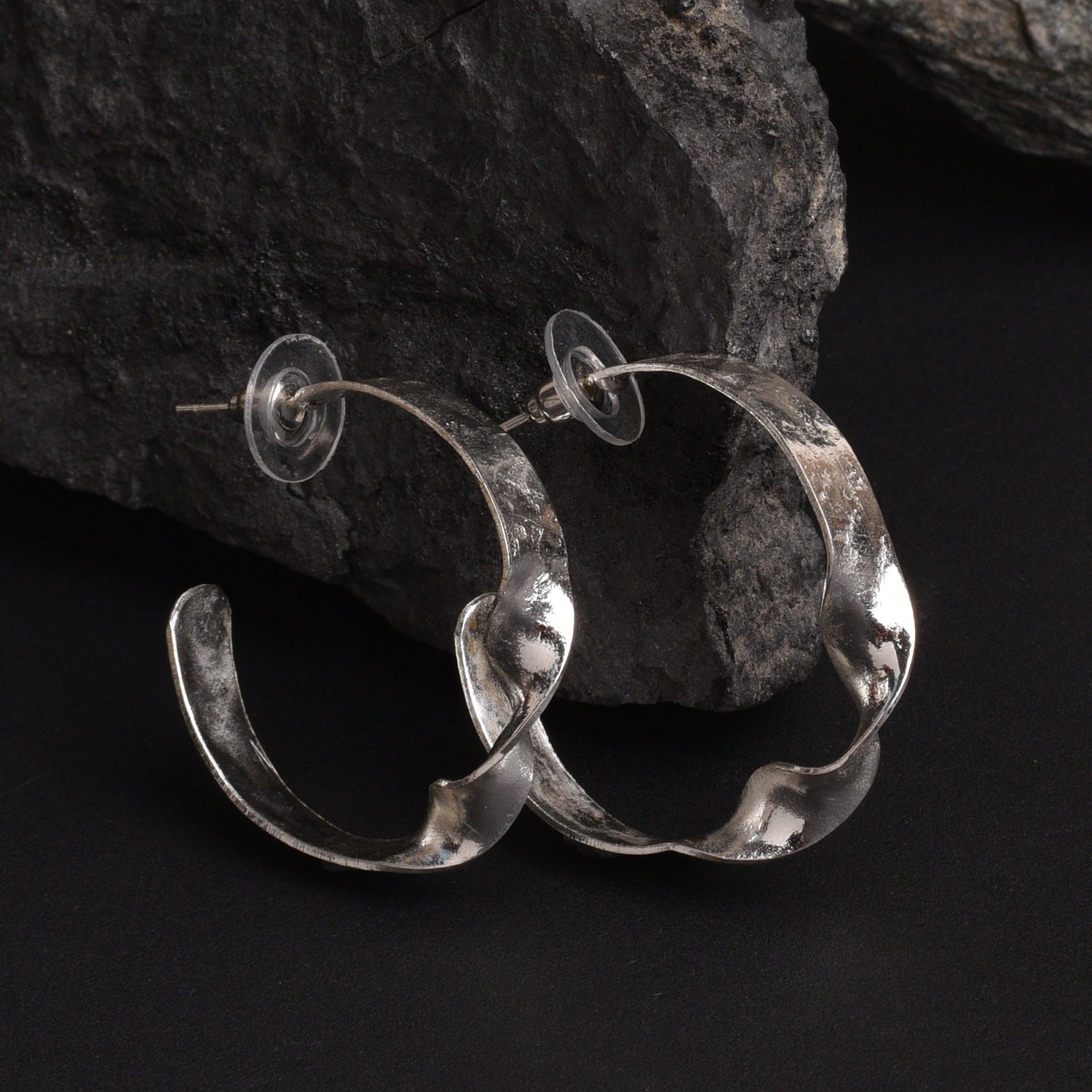 Twisty Hoop Earrings