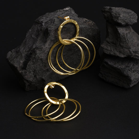 Luxe Spiral Swirls Earrings