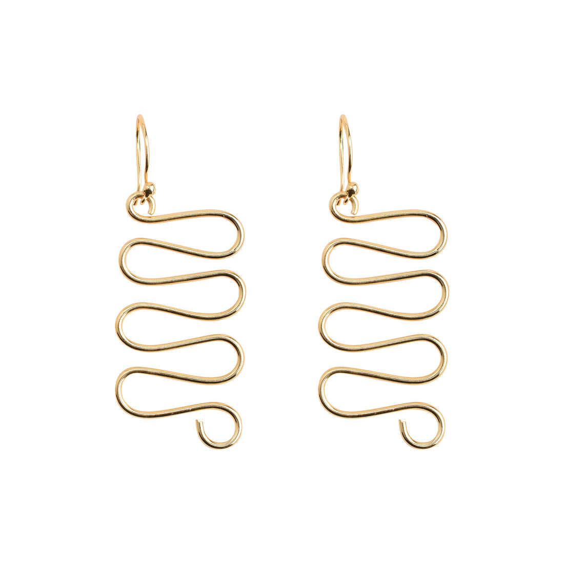 Zigzag Drop Earrings