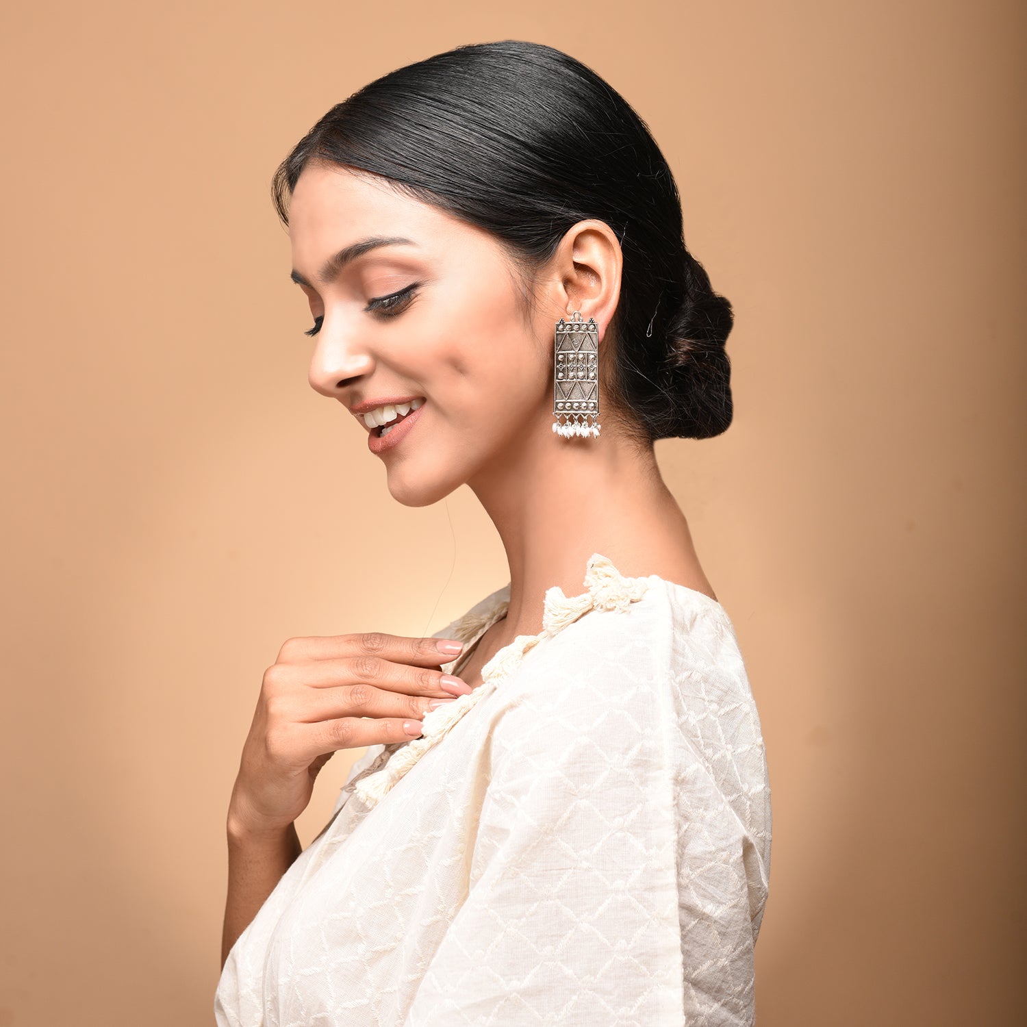 Vintage Tribal Pattern Earrings