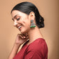 Oxidised Lightweight Fulpatti Jhumka Earrings