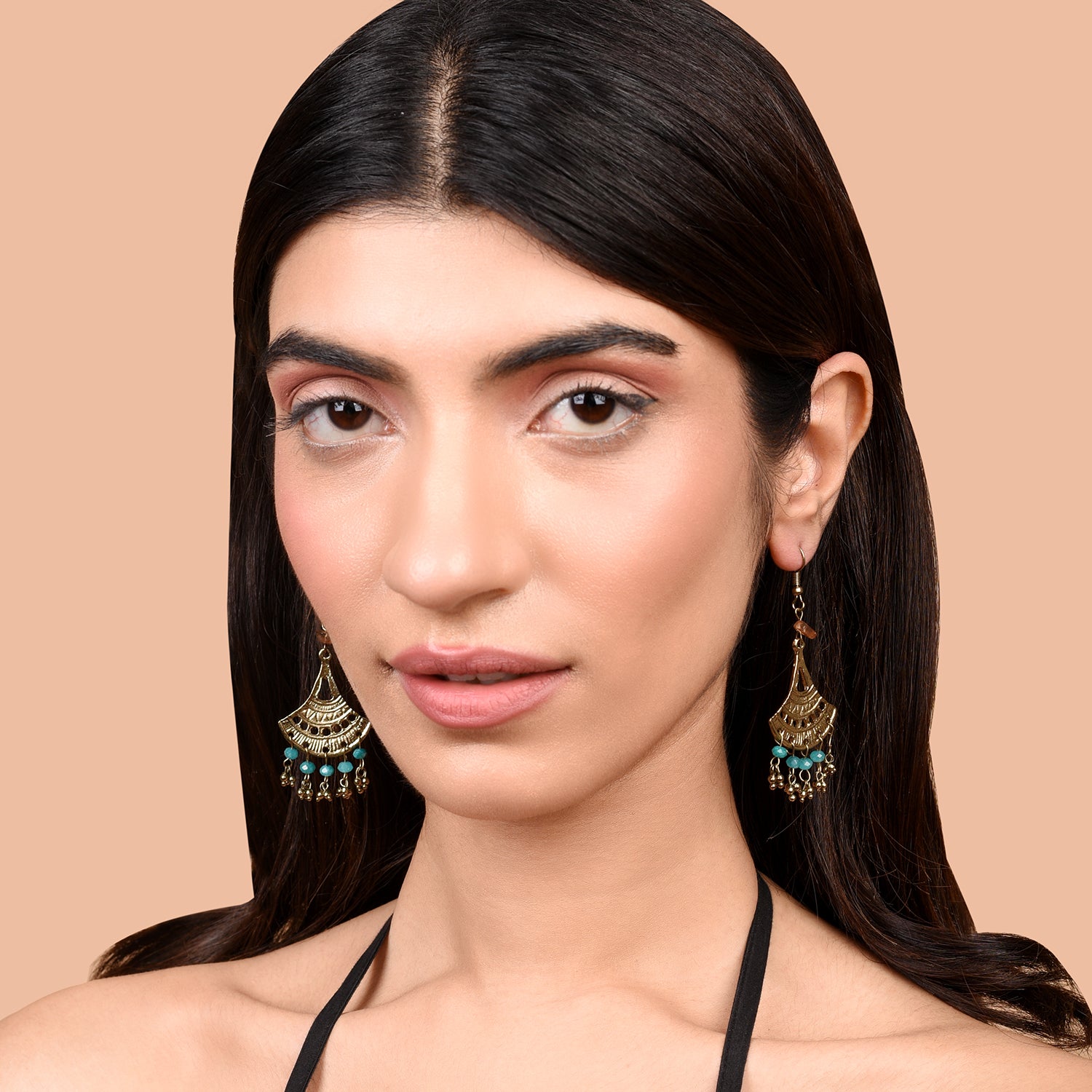 Vintage Temple Beads Earrings