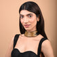 Black Gold Glamour Choker Necklace