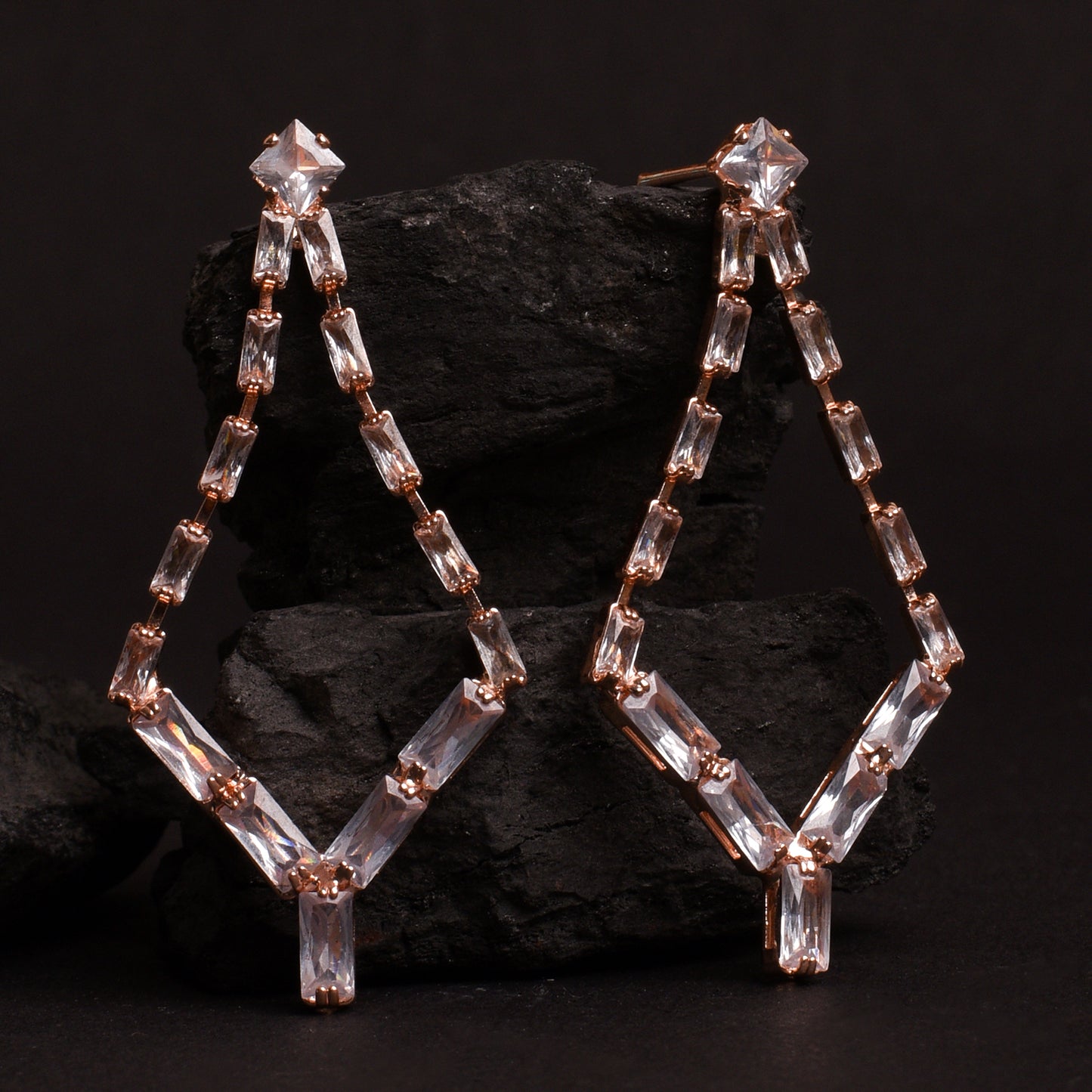 Sparkling Cascade Earrings