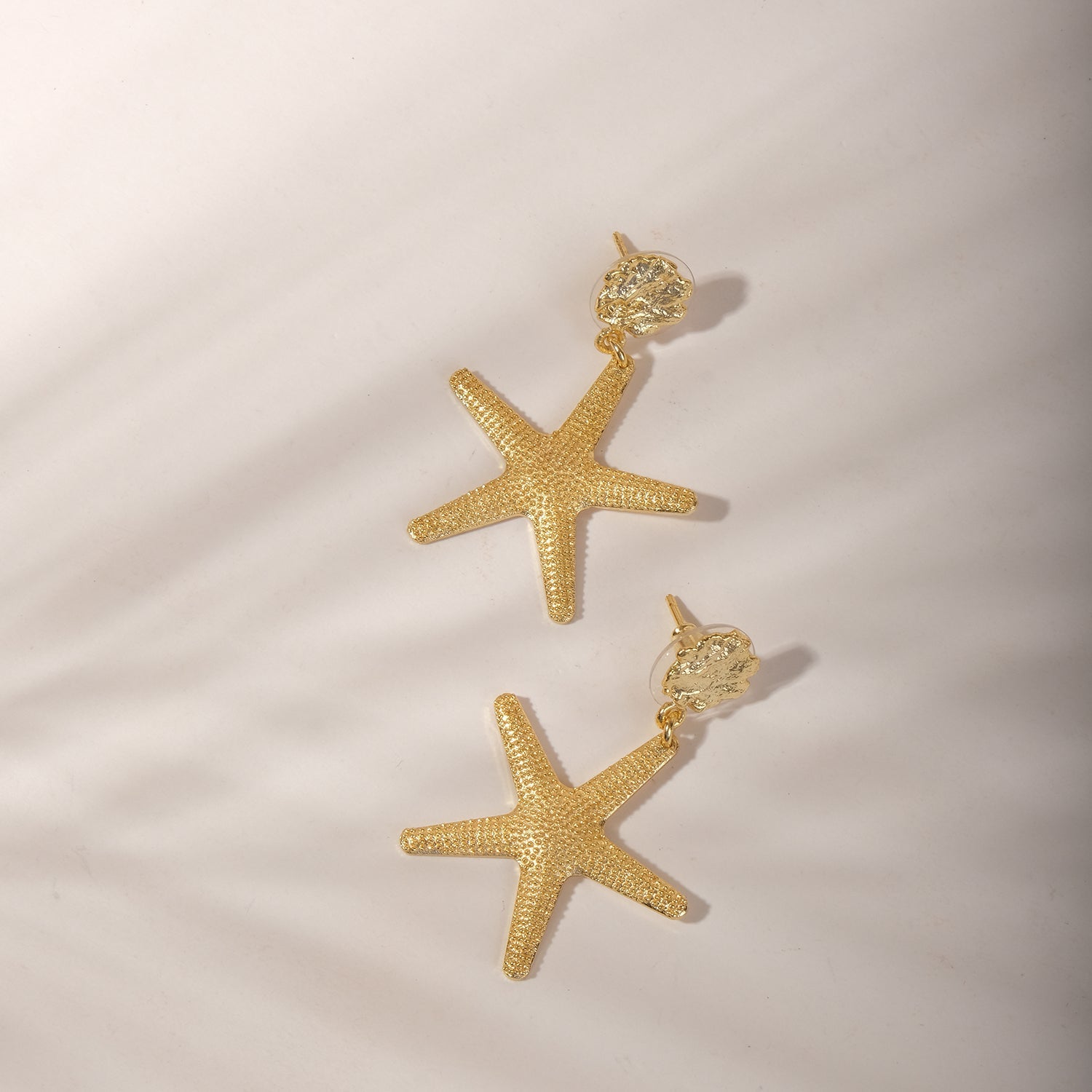 Dainty Starfish Drop Earrings