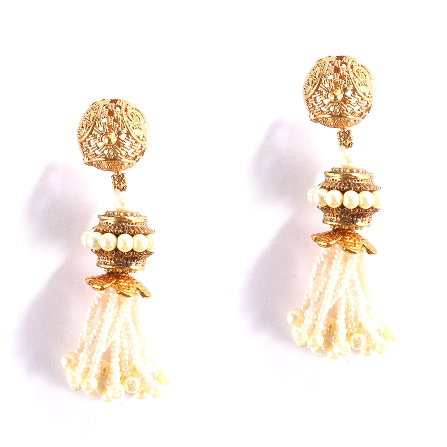 Designer & Exclusive Hand Beaded Pearl String Necklace/Haram Set