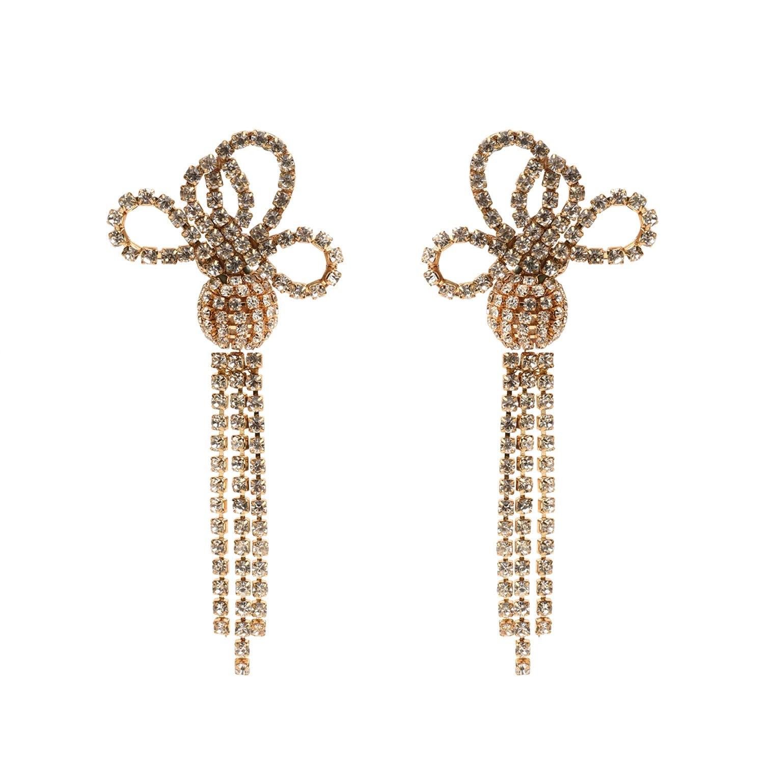 Disco Ball Bow Earrings