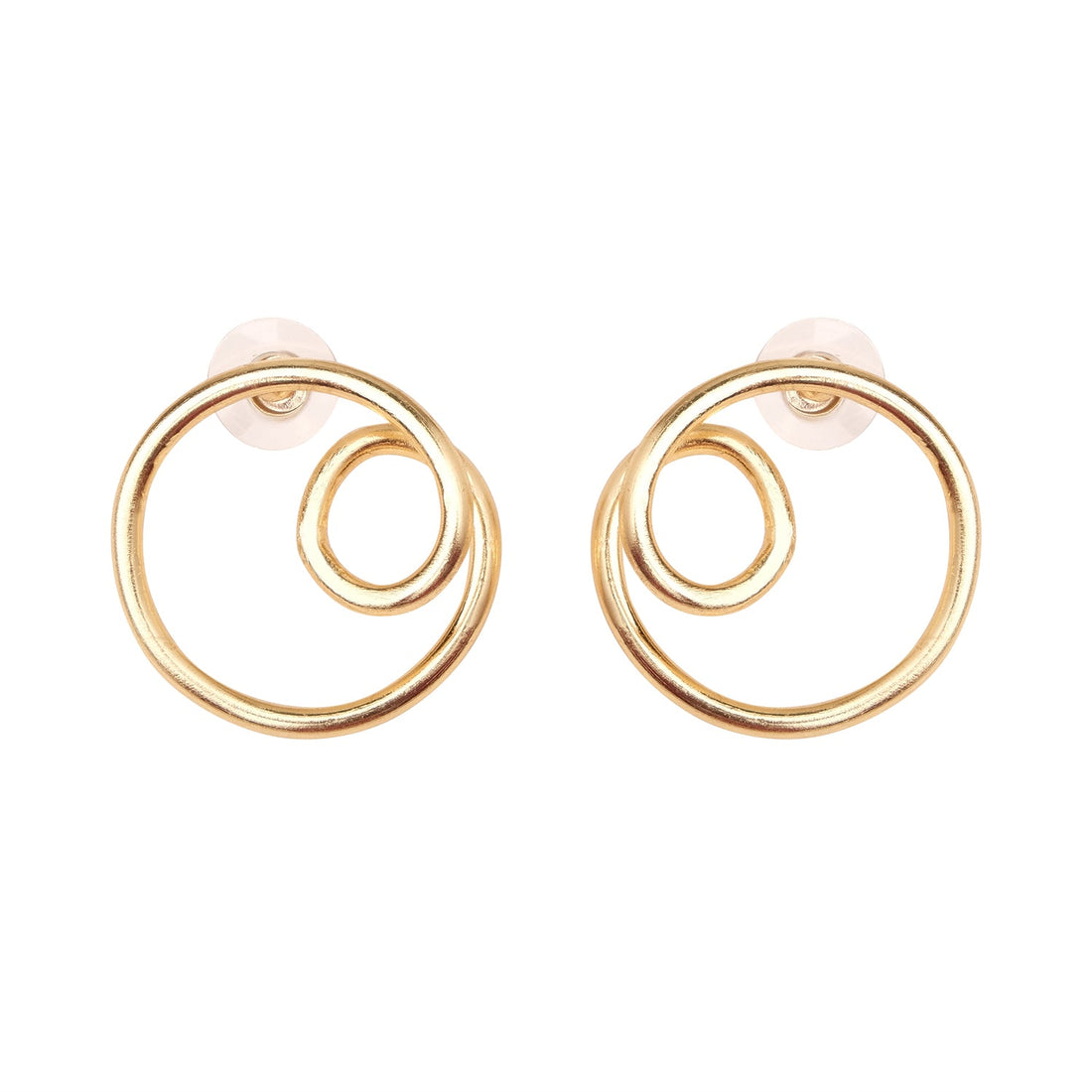 Double Circular Hoop Earrings