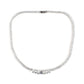 Elizabeth Silver Plated American Diamond Necklace Set