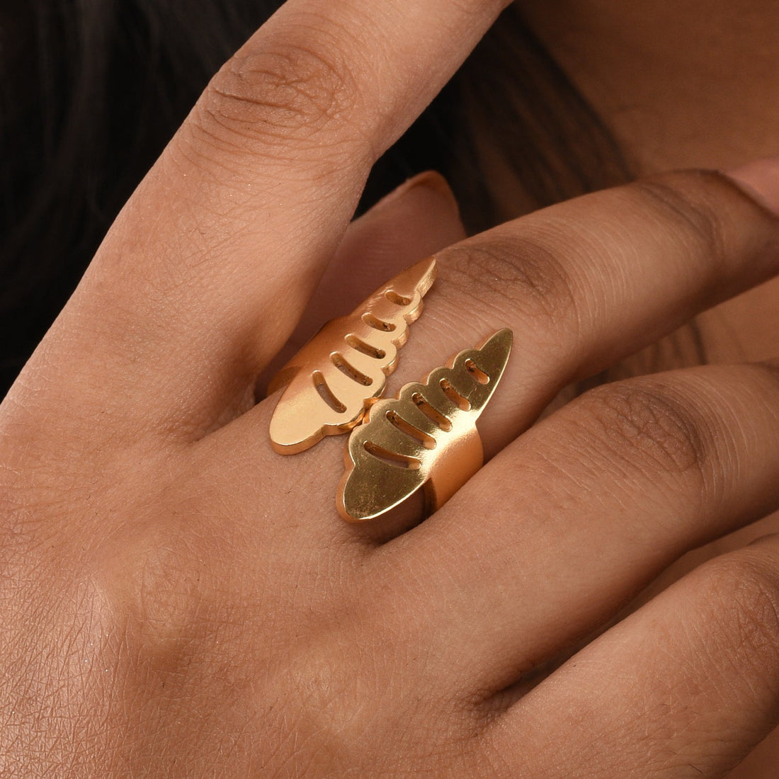 Feather Design Ring