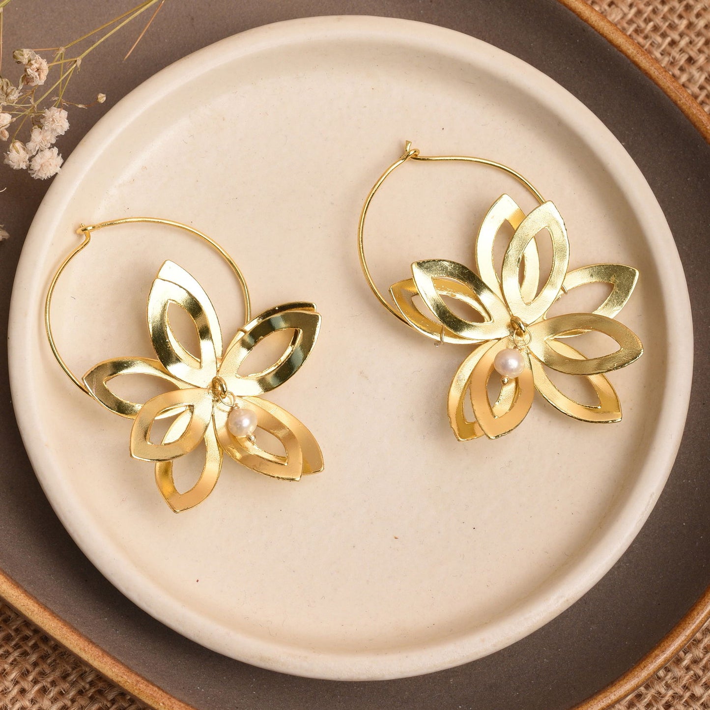 Flower Drop Earrings