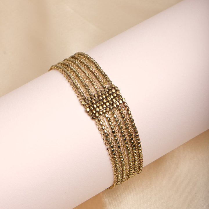 Glam Beads String Bracelet