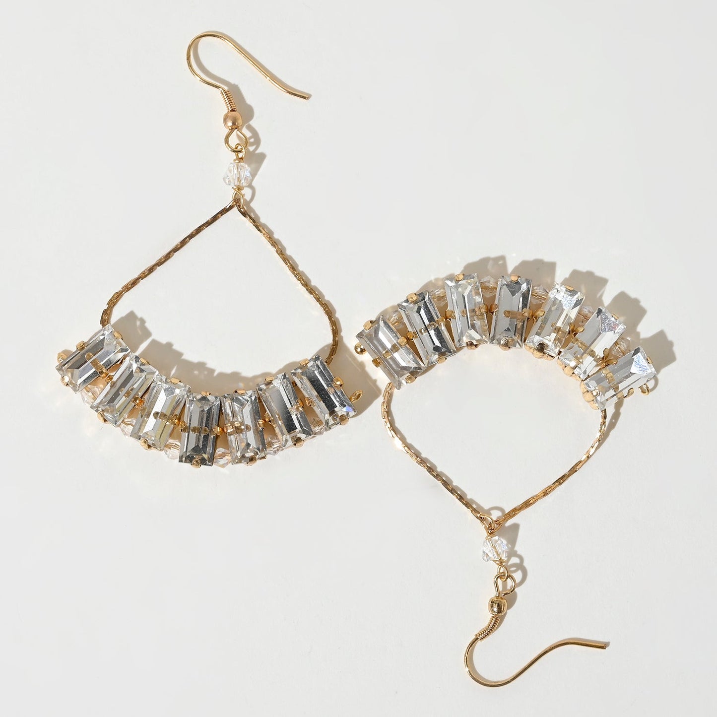 Glass Crystal Chandelier Drop Earrings