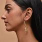 Gold-Plated Luxe Serpent Swirl Earrings