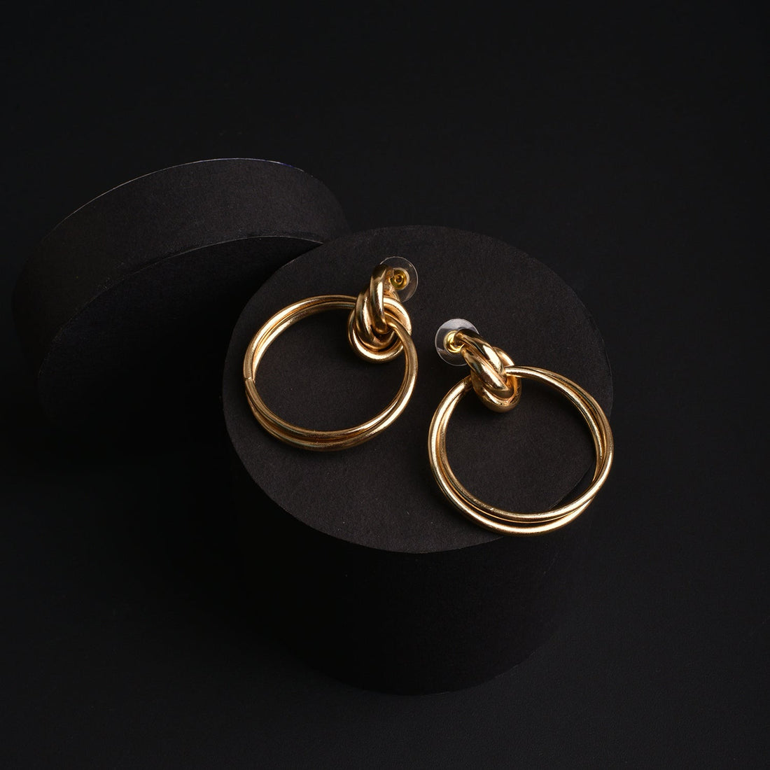 Gold Double Hoop Earrings