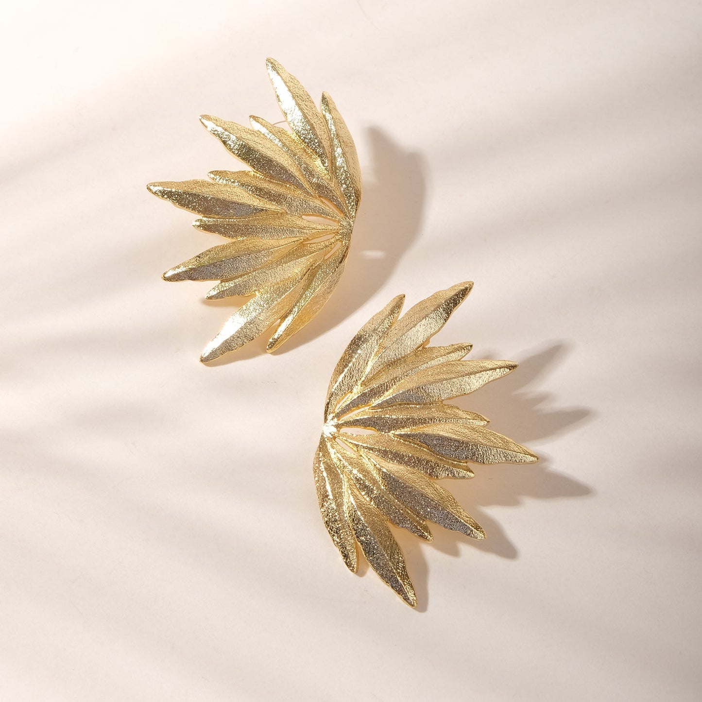 Gold Luxe Tropical Earrings