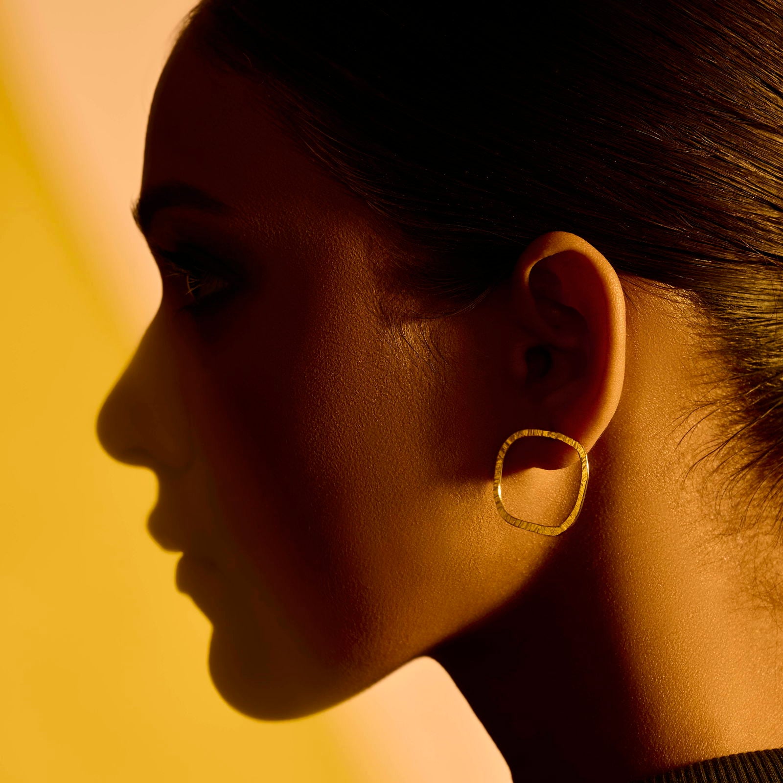 Gold Plated Everyday Wear Minimal square Studs