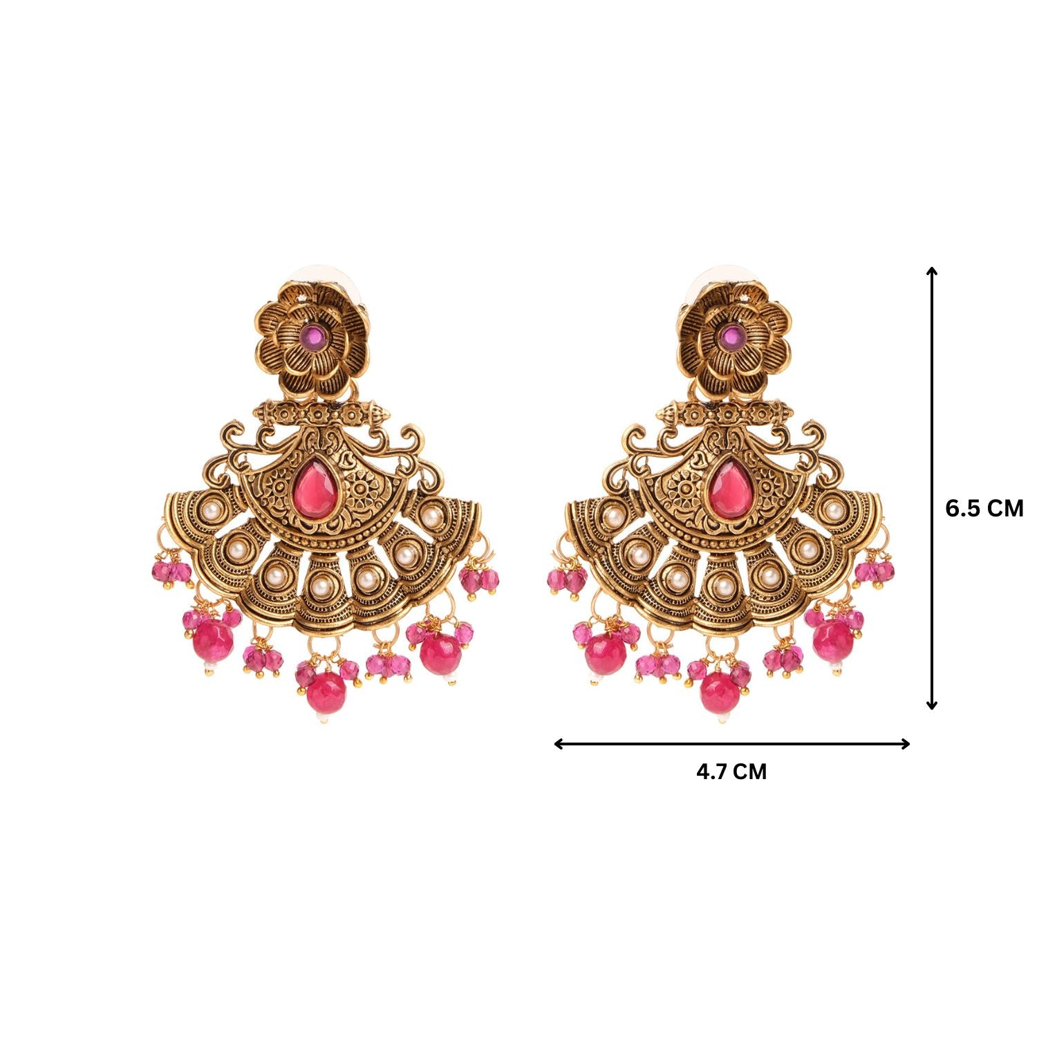 Gold Temple Treasure Earrings