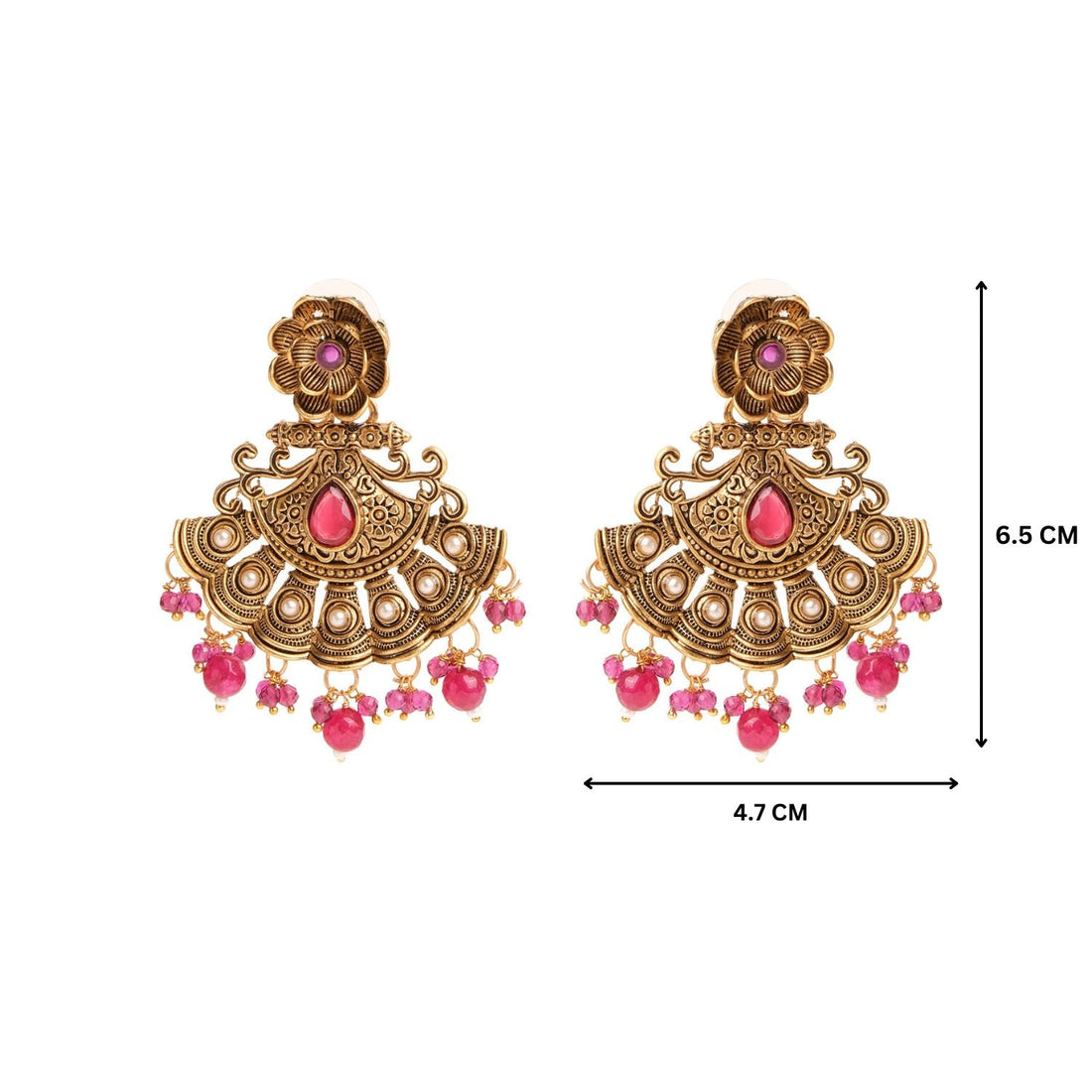 Gold Temple Treasure Earrings