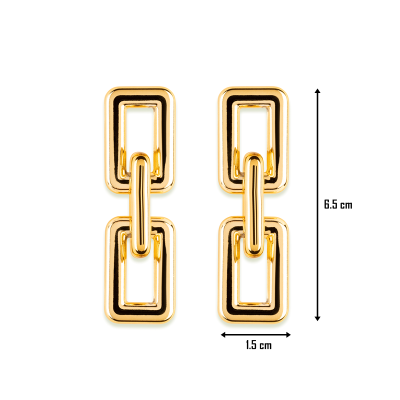 Gold and Silver Toned Dazzling Light Weight Earrings
