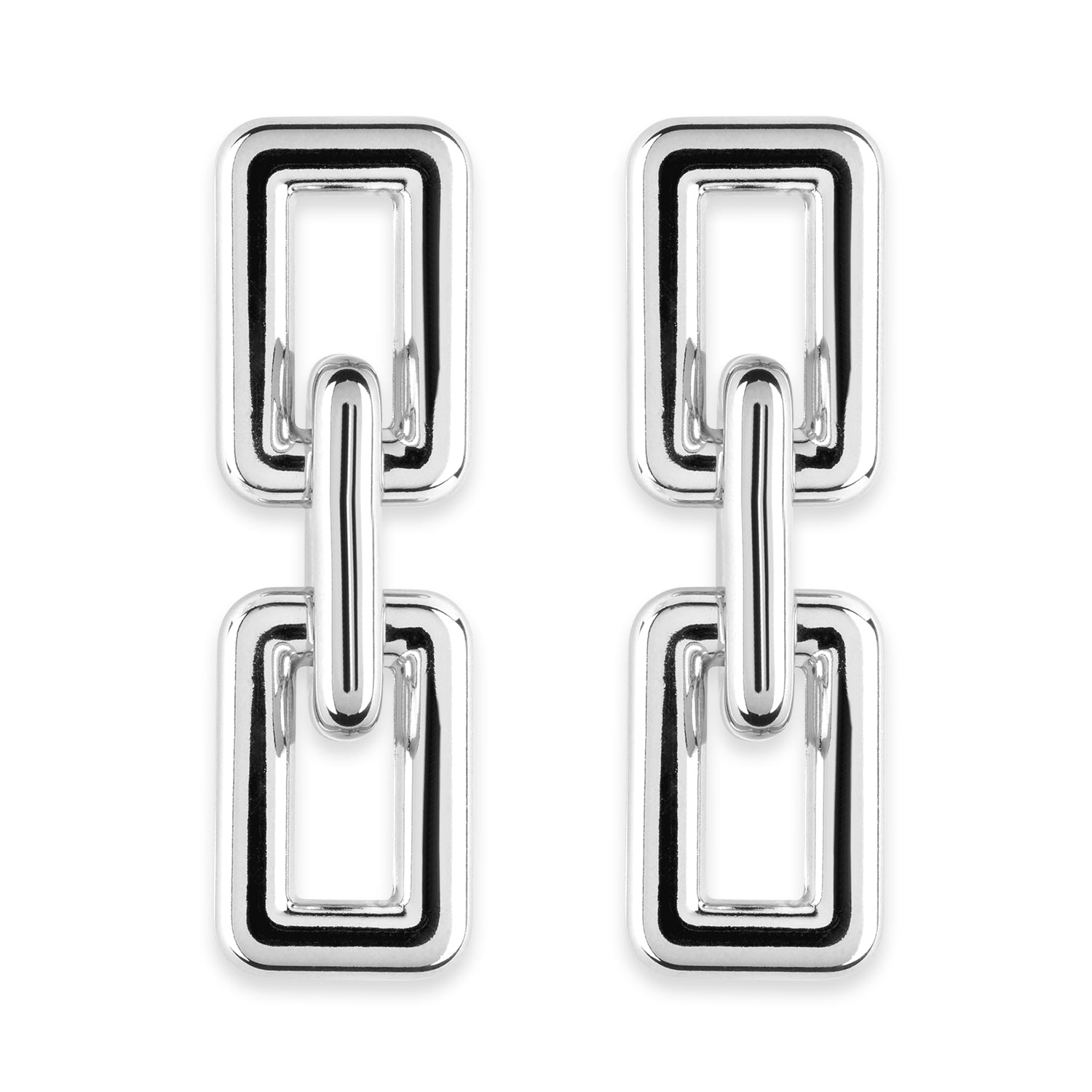 Gold and Silver Toned Dazzling Light Weight Earrings