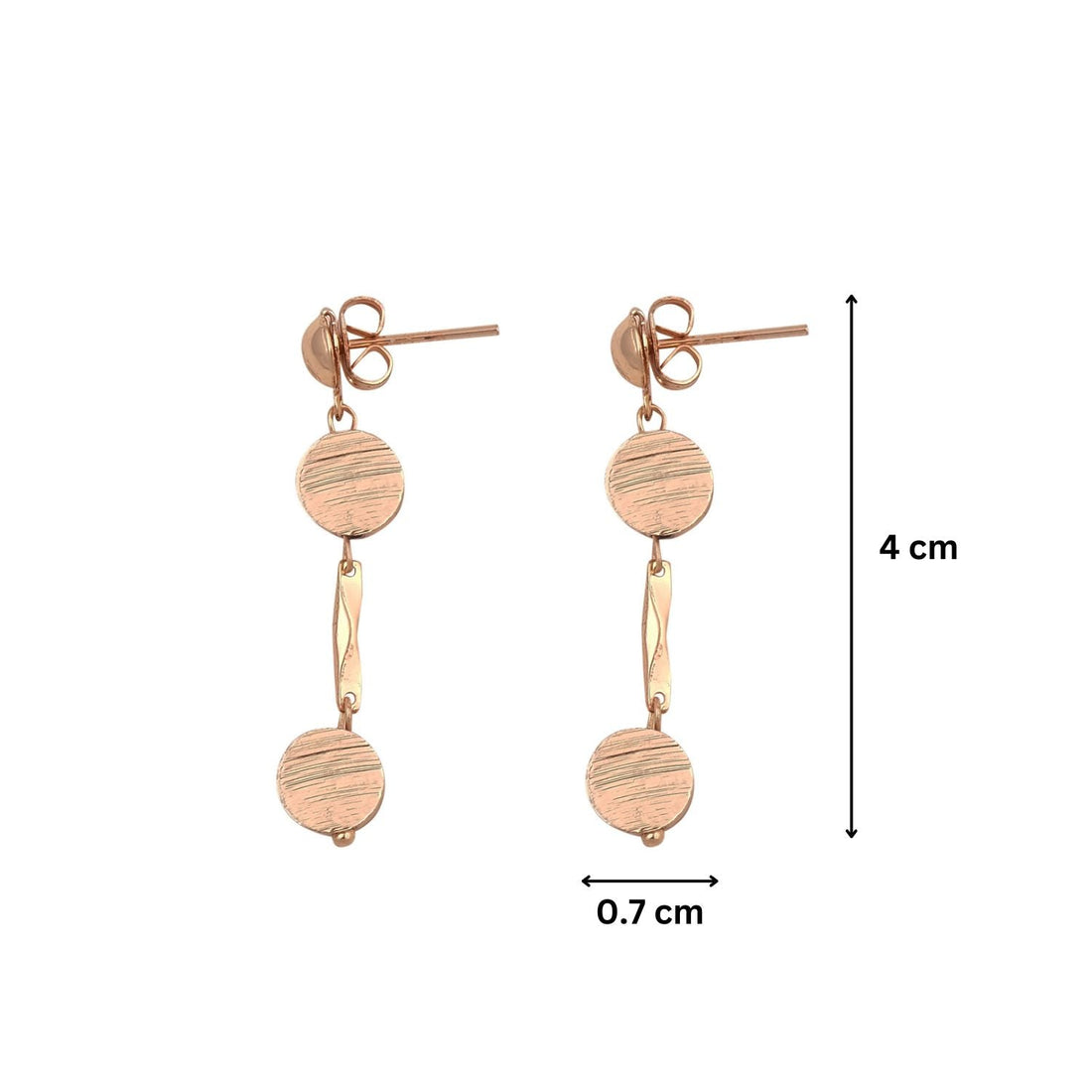 Golden Gleam Dangler Earrings