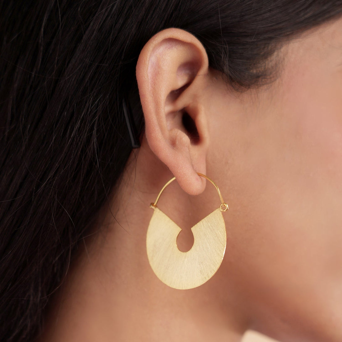 Golden Hoops Earrings