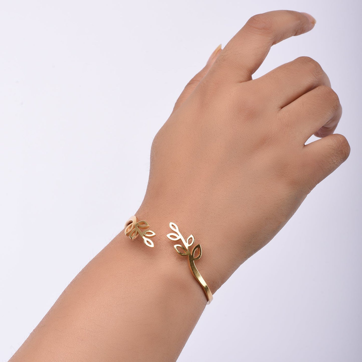 Golden Leaf Bangle