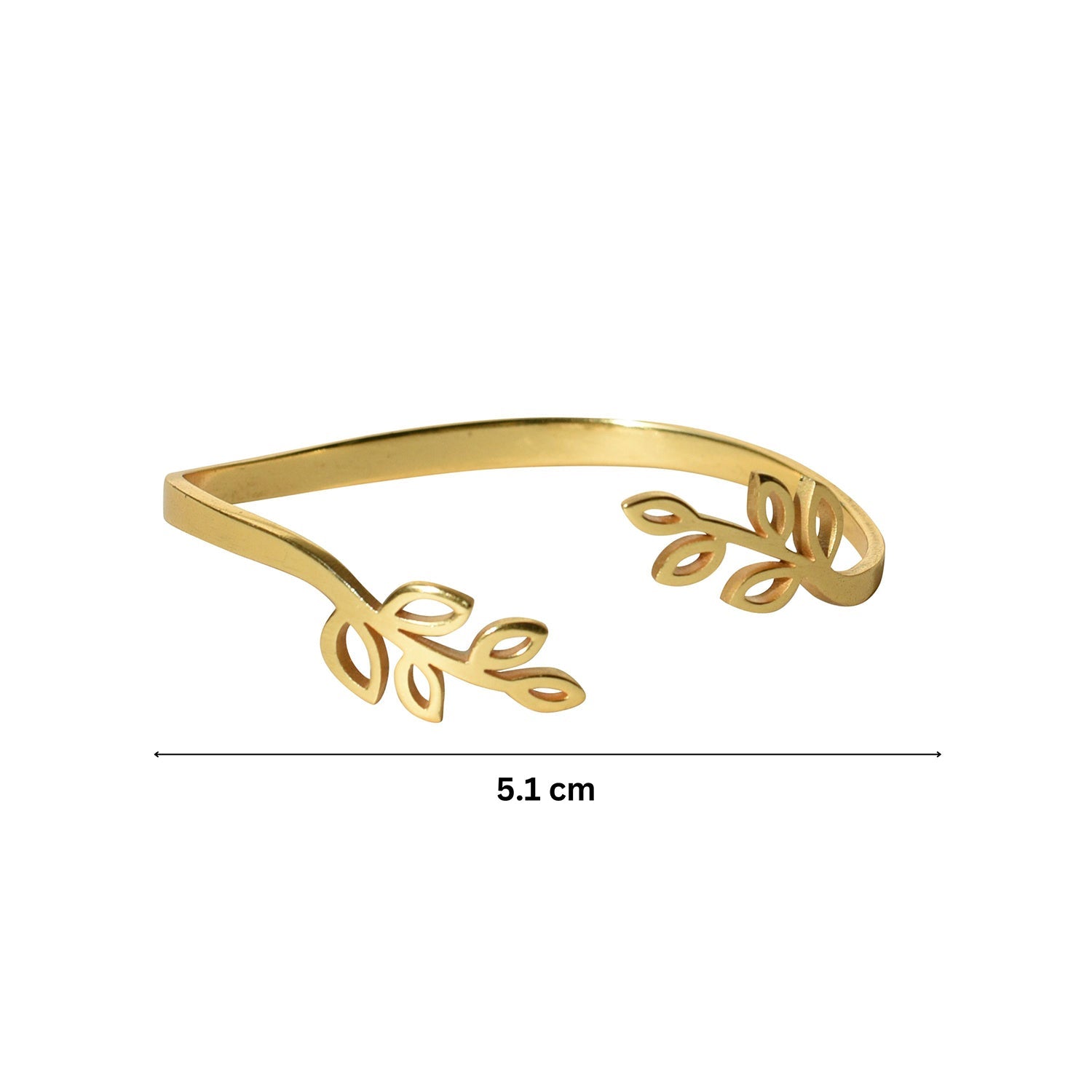 Golden Leaf Bangle