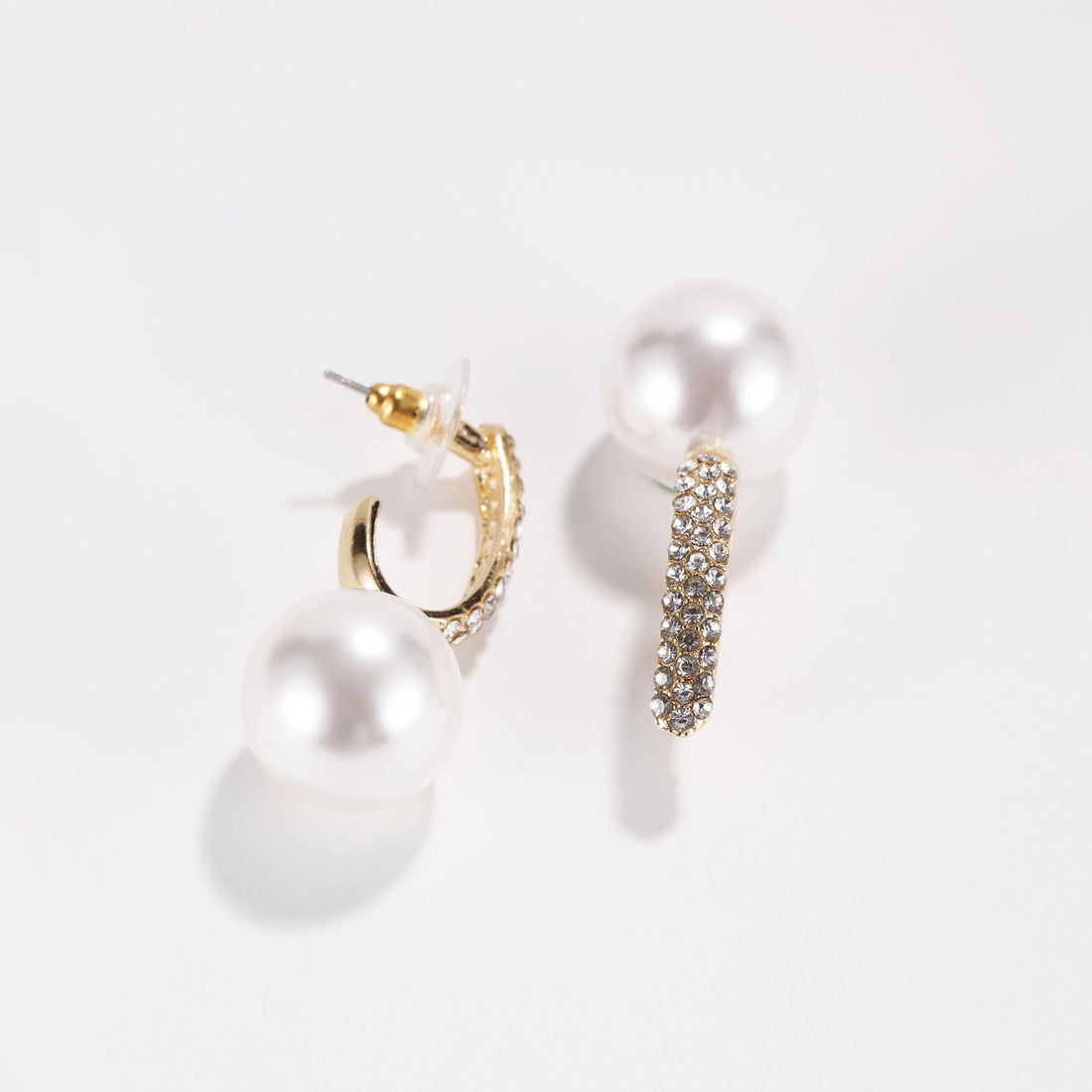 Golden Pearl Drop Earrings