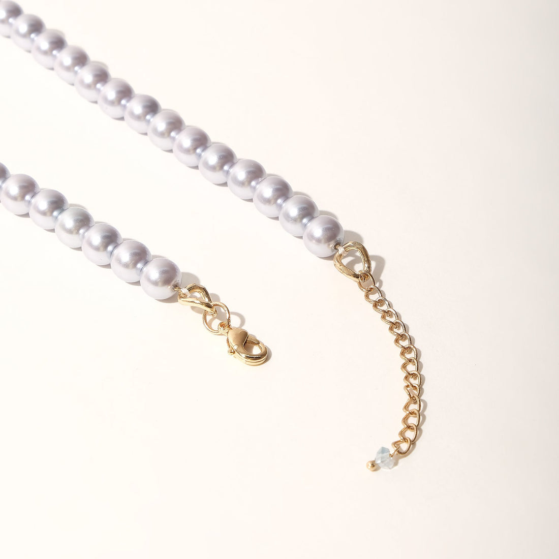 Grey Sea Shell Pearl Necklace