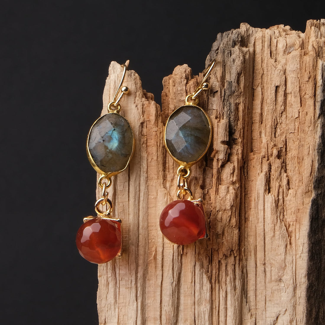 Harmony Semi-Precious Dangler Earrings