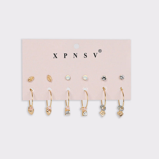 Hoop & Stud Pack set of 6