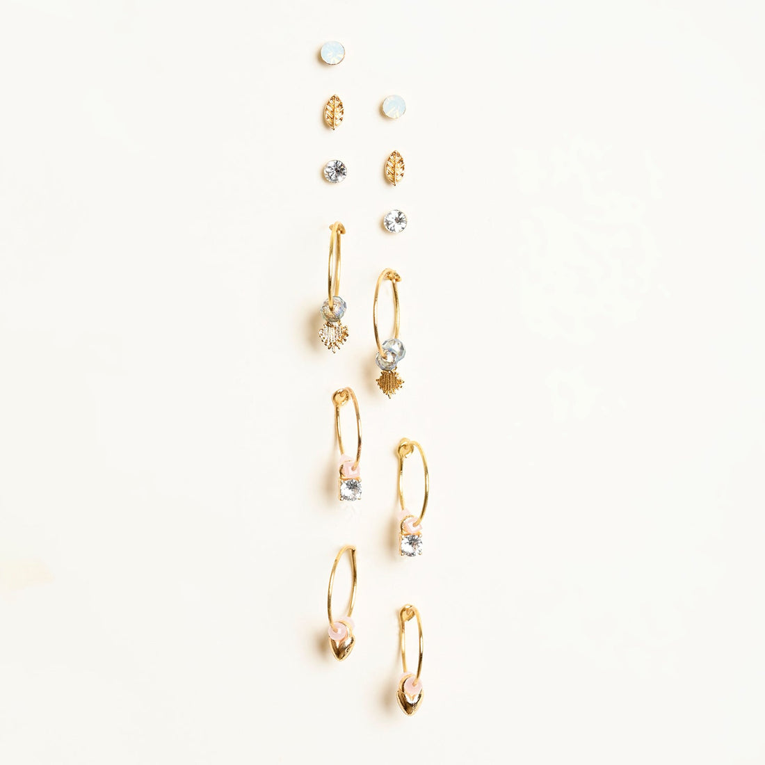 Hoop & Stud Pack set of 6