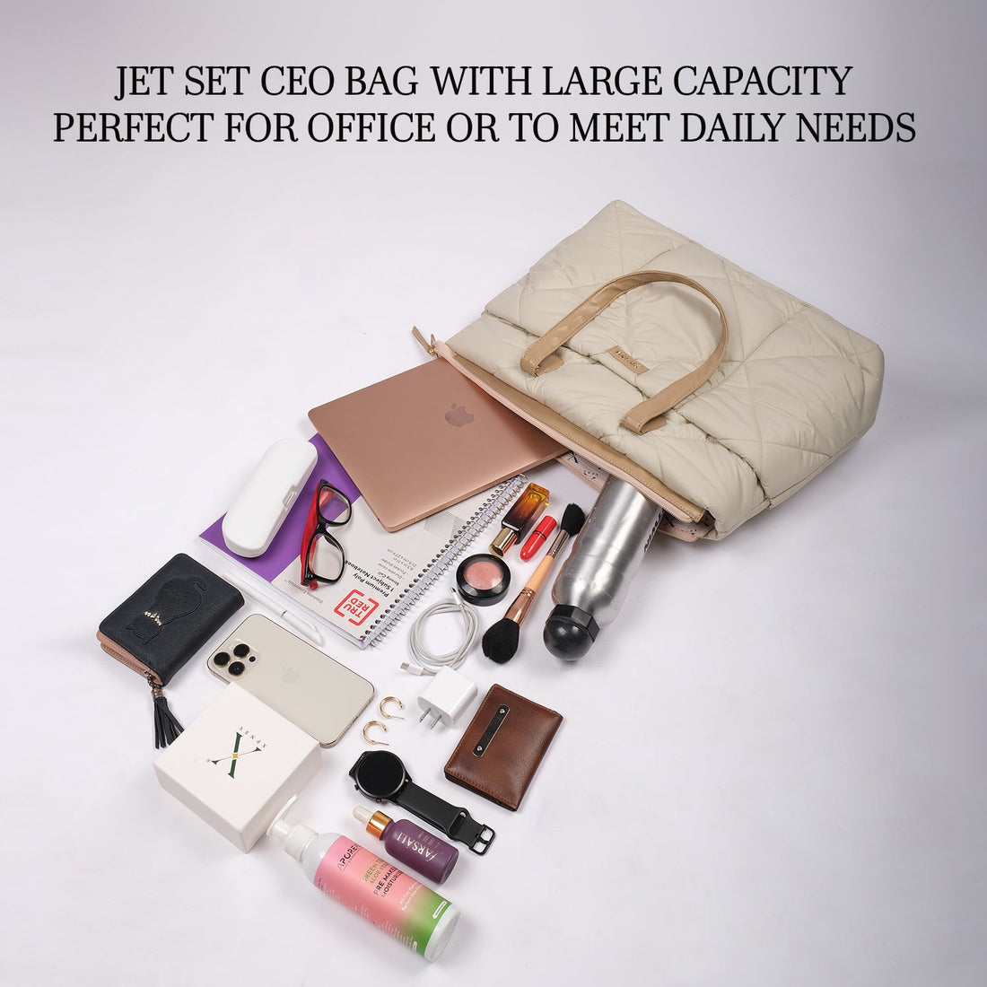 Jet Set CEO Bag Beige