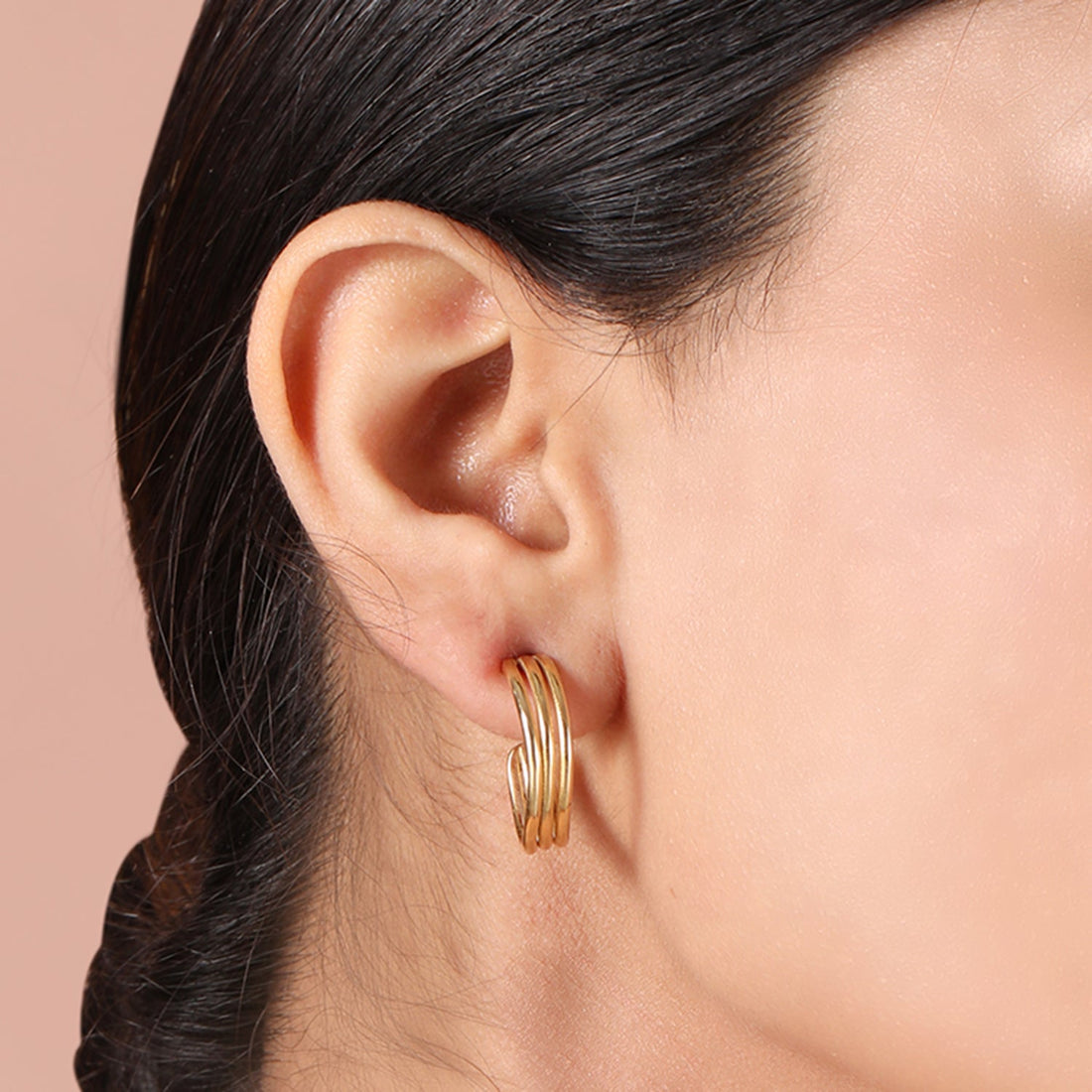 Layered Hoop Earrings