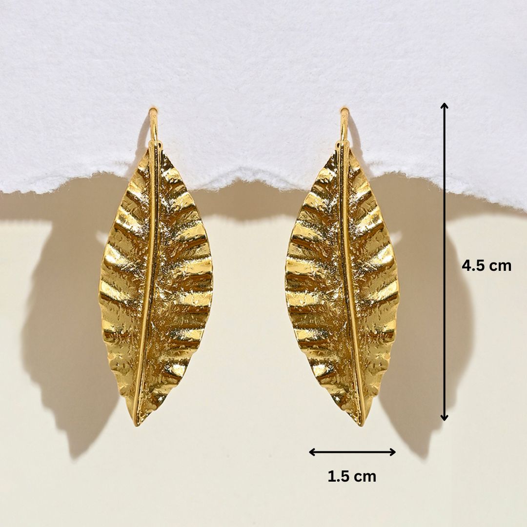 Leaf Drop Earrings