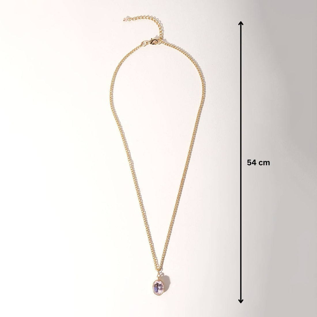 Luminous Light Amethyst Crystal Pendant Necklace